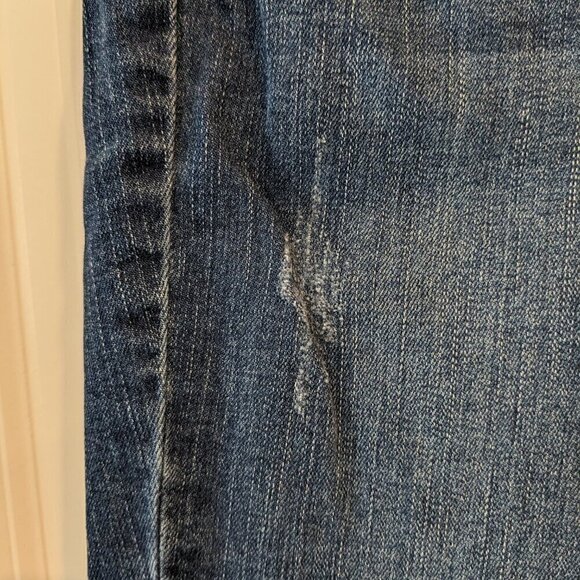 CELLO Sweet Escape Skinny Jeans High Rise Womens Size 7 Distressed High-Low Hem - Picture 7 of 16